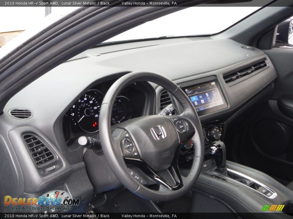 2019 Honda HR-V Sport AWD Lunar Silver Metallic / Black Photo #11