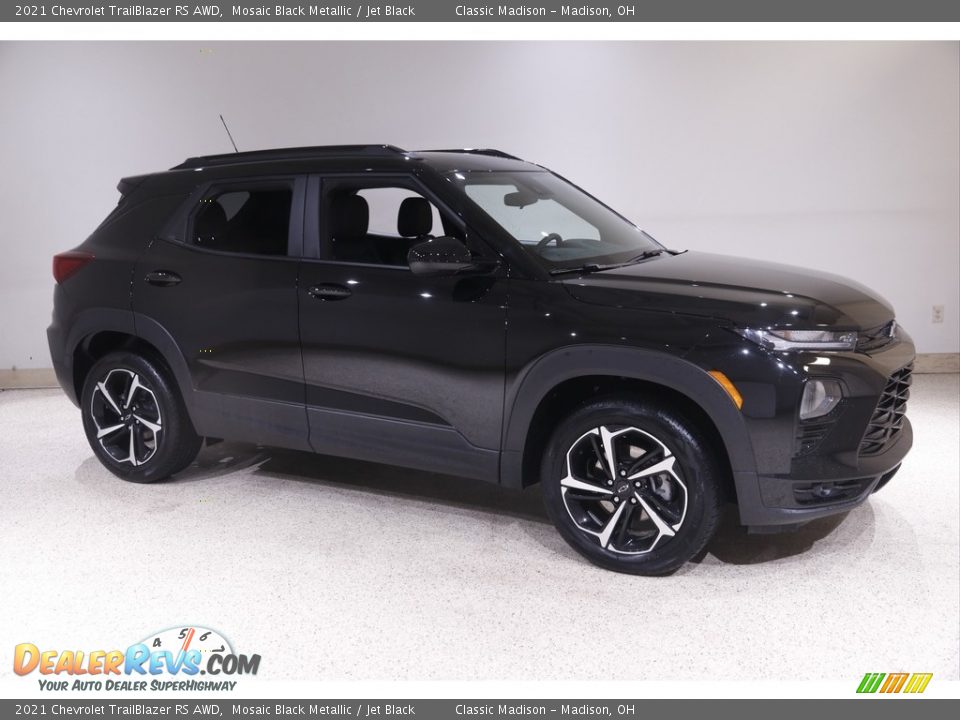 2021 Chevrolet TrailBlazer RS AWD Mosaic Black Metallic / Jet Black Photo #1