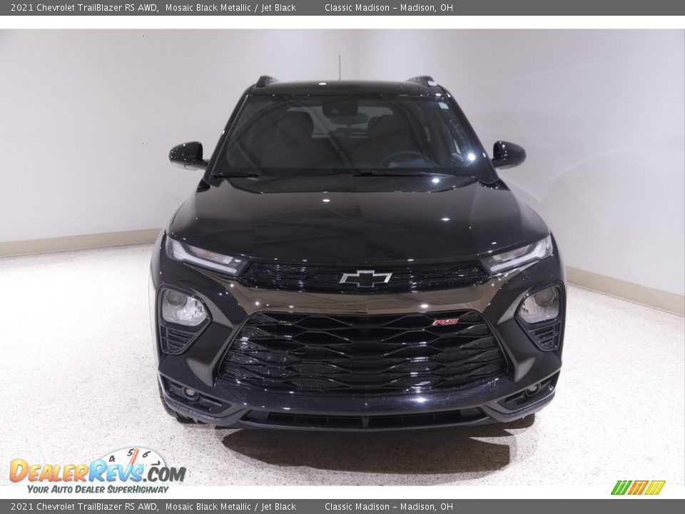 2021 Chevrolet TrailBlazer RS AWD Mosaic Black Metallic / Jet Black Photo #2