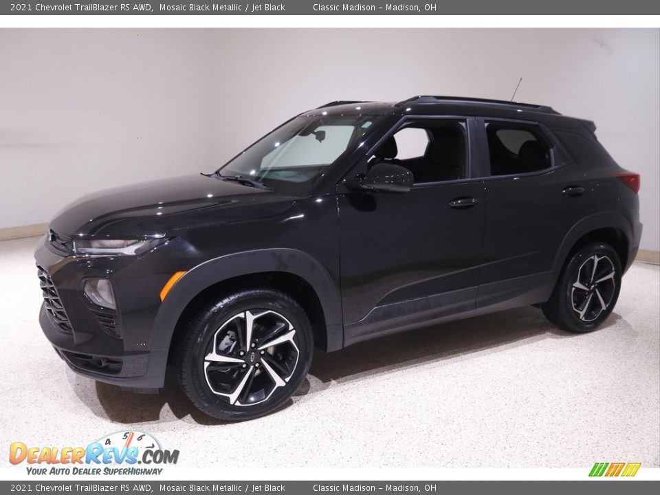 2021 Chevrolet TrailBlazer RS AWD Mosaic Black Metallic / Jet Black Photo #3