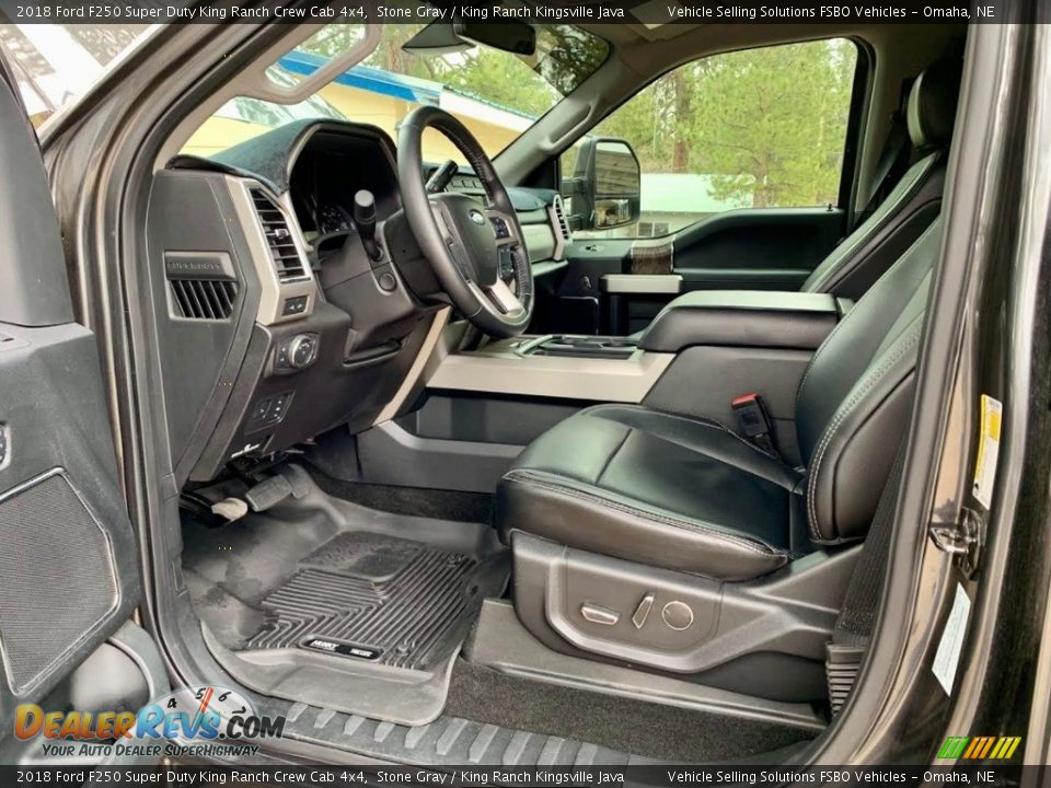 2018 Ford F250 Super Duty King Ranch Crew Cab 4x4 Stone Gray / King Ranch Kingsville Java Photo #2