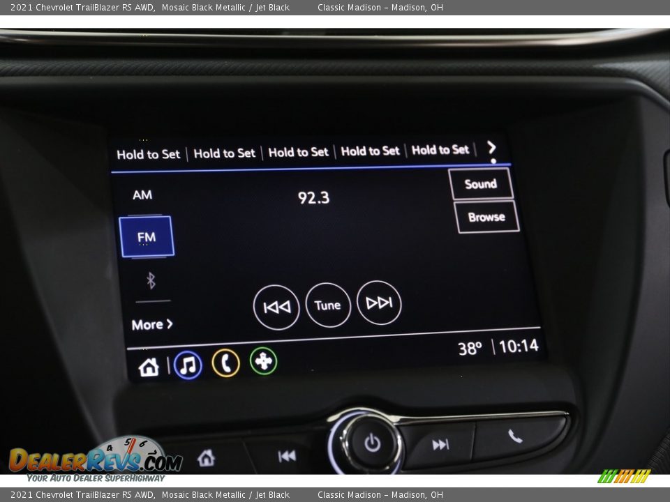 2021 Chevrolet TrailBlazer RS AWD Mosaic Black Metallic / Jet Black Photo #10