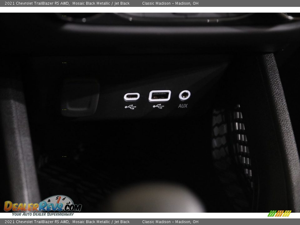 2021 Chevrolet TrailBlazer RS AWD Mosaic Black Metallic / Jet Black Photo #13