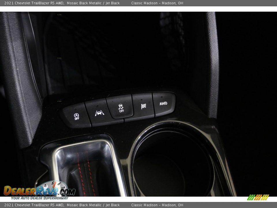 2021 Chevrolet TrailBlazer RS AWD Mosaic Black Metallic / Jet Black Photo #15
