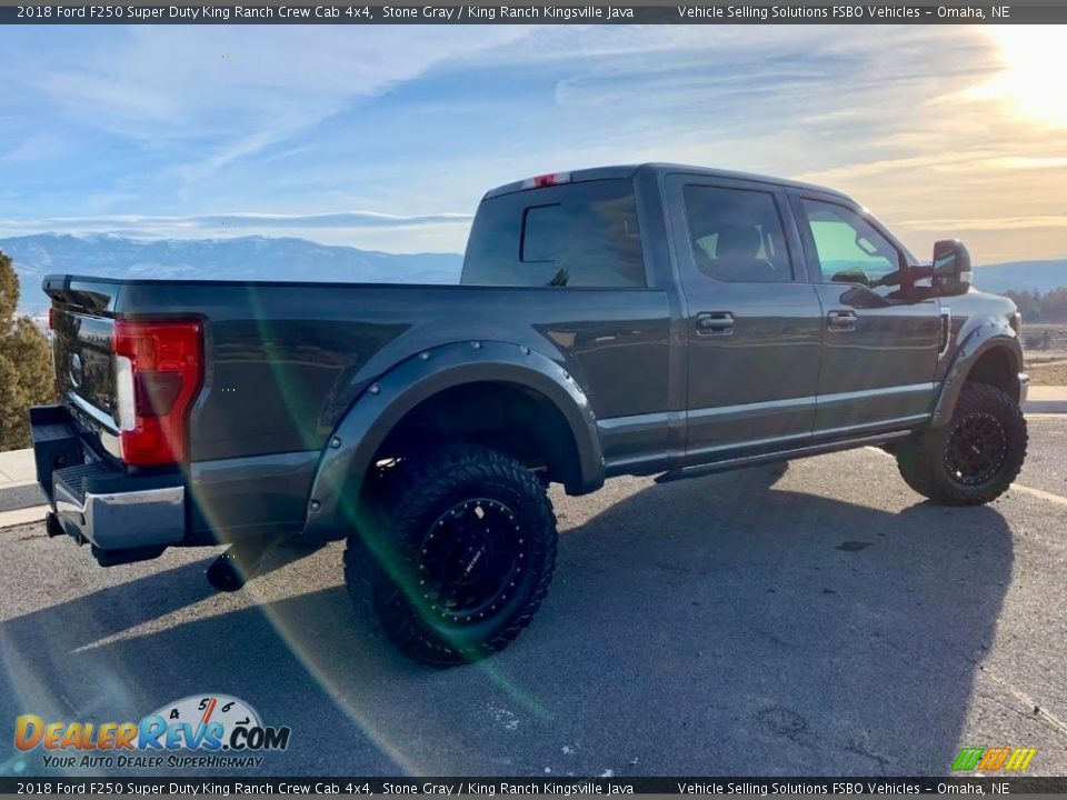 2018 Ford F250 Super Duty King Ranch Crew Cab 4x4 Stone Gray / King Ranch Kingsville Java Photo #15