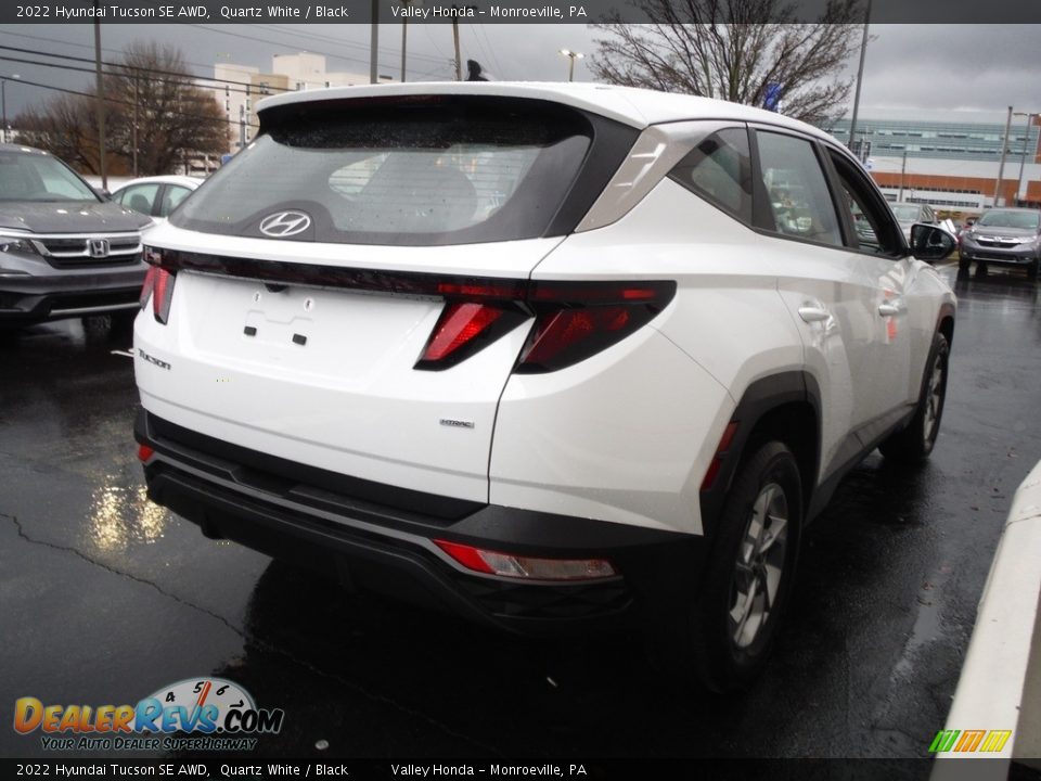 2022 Hyundai Tucson SE AWD Quartz White / Black Photo #6