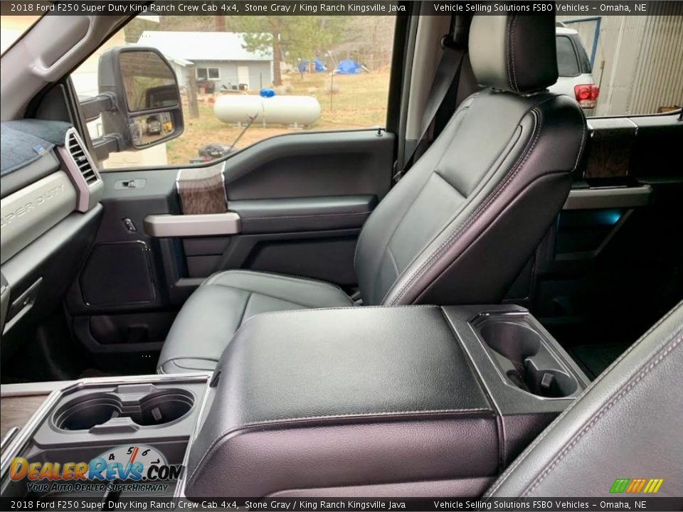 2018 Ford F250 Super Duty King Ranch Crew Cab 4x4 Stone Gray / King Ranch Kingsville Java Photo #17