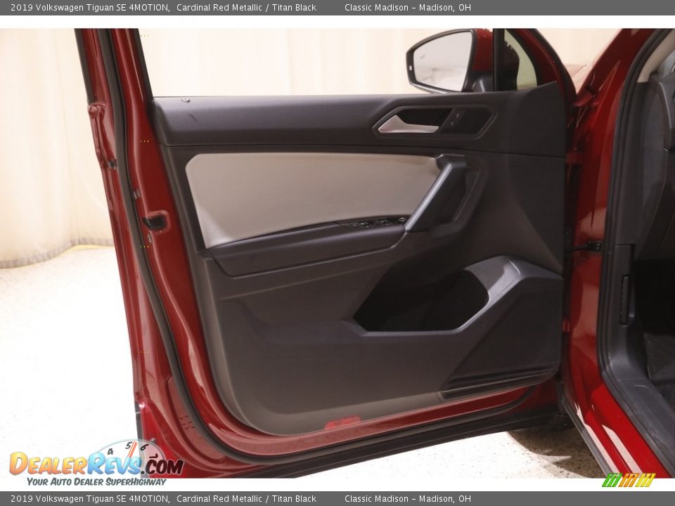 2019 Volkswagen Tiguan SE 4MOTION Cardinal Red Metallic / Titan Black Photo #4