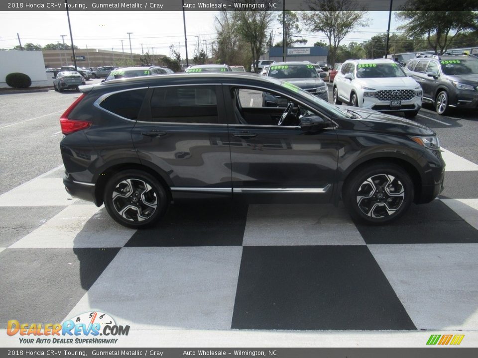 2018 Honda CR-V Touring Gunmetal Metallic / Gray Photo #3