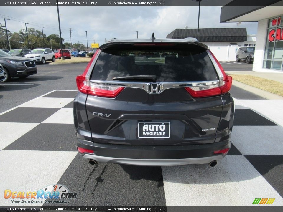 2018 Honda CR-V Touring Gunmetal Metallic / Gray Photo #4