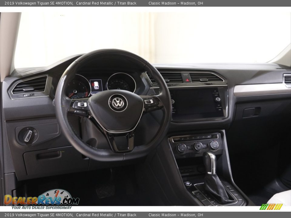2019 Volkswagen Tiguan SE 4MOTION Cardinal Red Metallic / Titan Black Photo #6