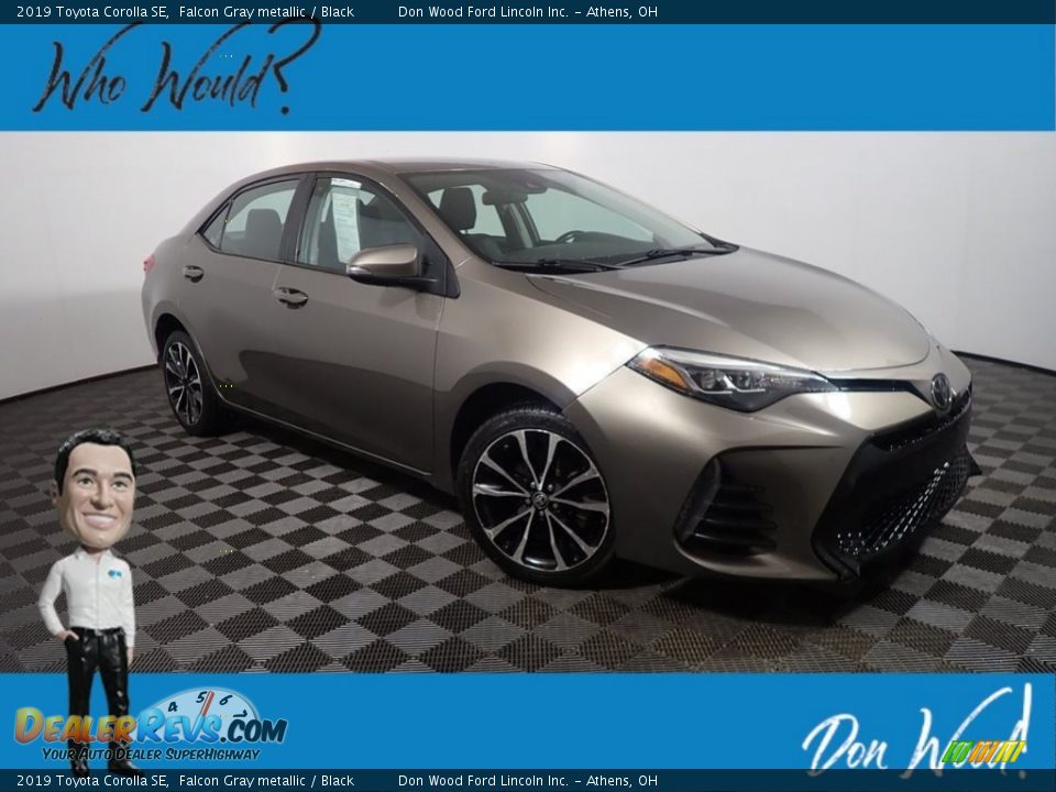 2019 Toyota Corolla SE Falcon Gray metallic / Black Photo #1