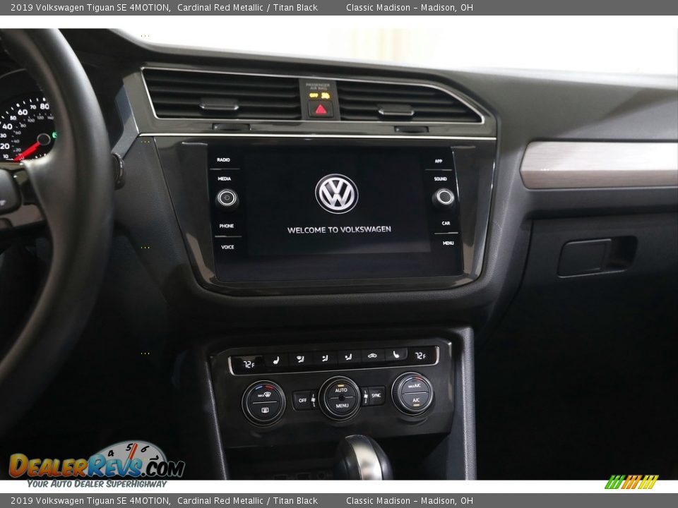 2019 Volkswagen Tiguan SE 4MOTION Cardinal Red Metallic / Titan Black Photo #9