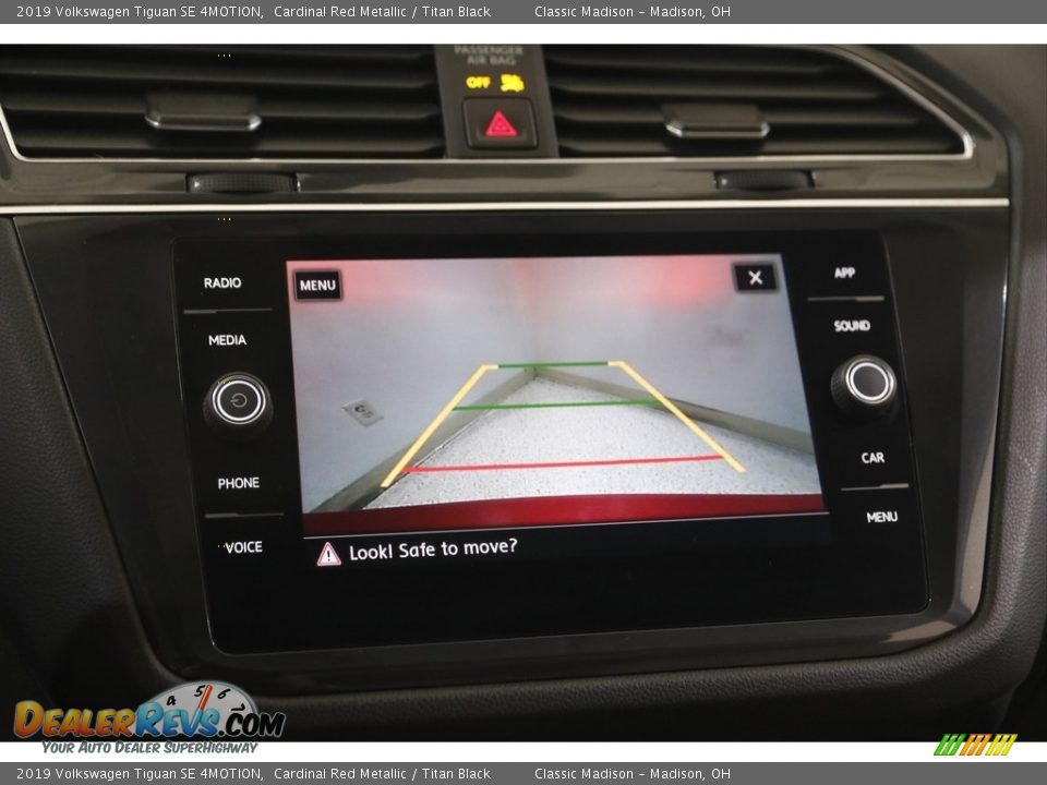 2019 Volkswagen Tiguan SE 4MOTION Cardinal Red Metallic / Titan Black Photo #12