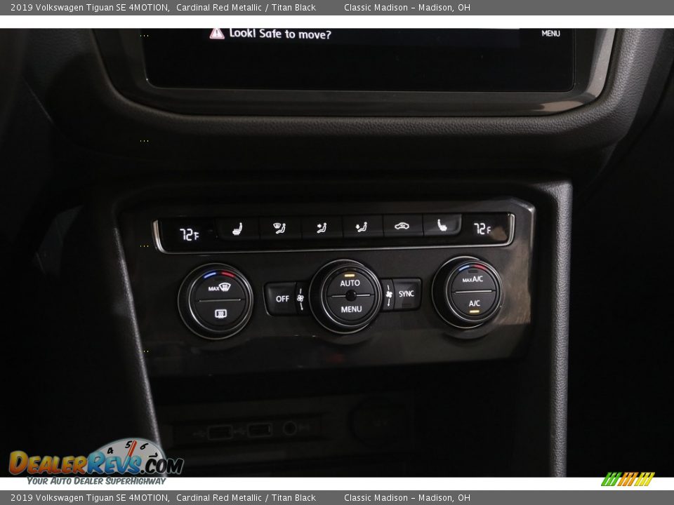 2019 Volkswagen Tiguan SE 4MOTION Cardinal Red Metallic / Titan Black Photo #13