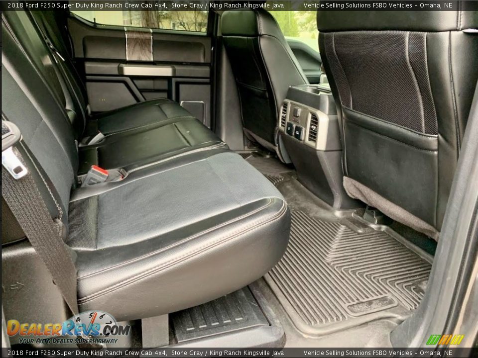 2018 Ford F250 Super Duty King Ranch Crew Cab 4x4 Stone Gray / King Ranch Kingsville Java Photo #25