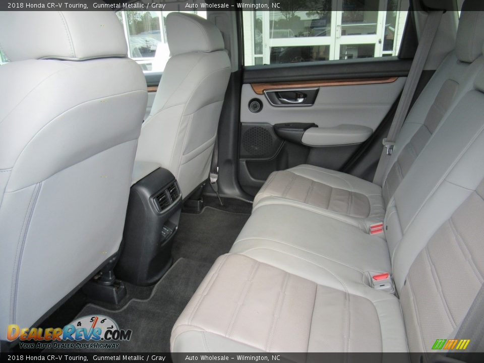 2018 Honda CR-V Touring Gunmetal Metallic / Gray Photo #12