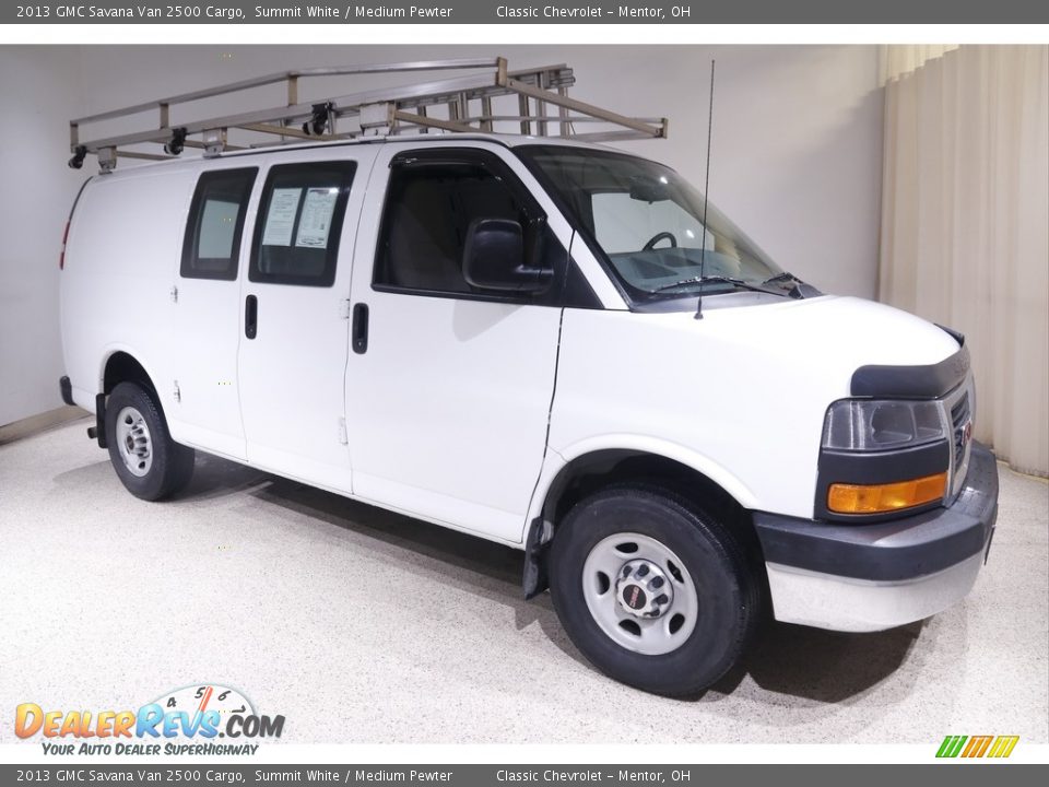 Summit White 2013 GMC Savana Van 2500 Cargo Photo #1