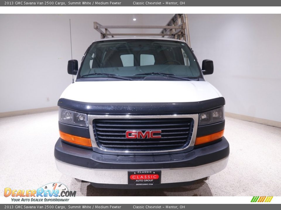 2013 GMC Savana Van 2500 Cargo Summit White / Medium Pewter Photo #2