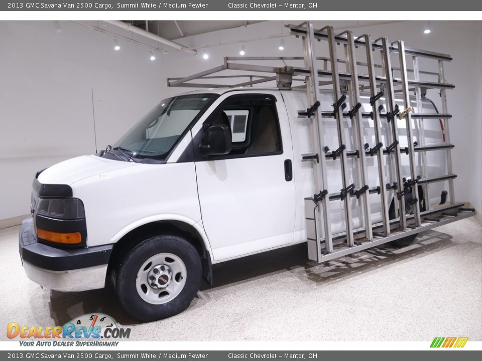 2013 GMC Savana Van 2500 Cargo Summit White / Medium Pewter Photo #3