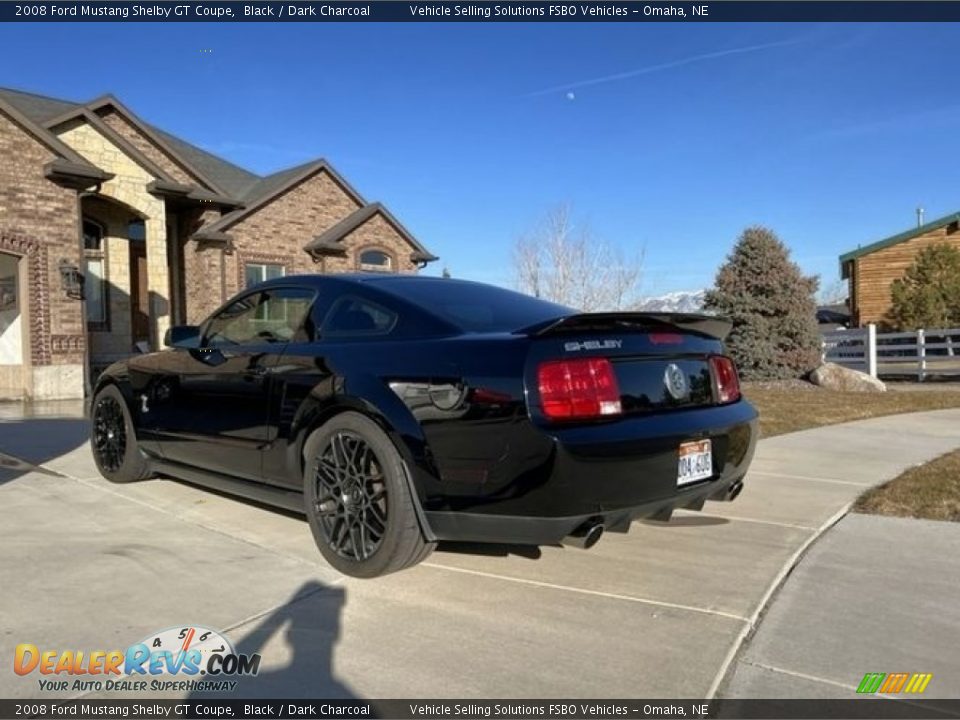 2008 Ford Mustang Shelby GT Coupe Black / Dark Charcoal Photo #2