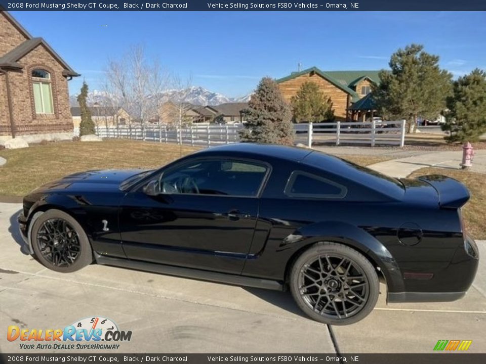 2008 Ford Mustang Shelby GT Coupe Black / Dark Charcoal Photo #3