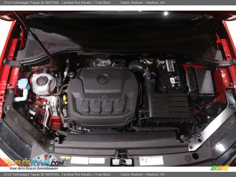 2019 Volkswagen Tiguan SE 4MOTION Cardinal Red Metallic / Titan Black Photo #19