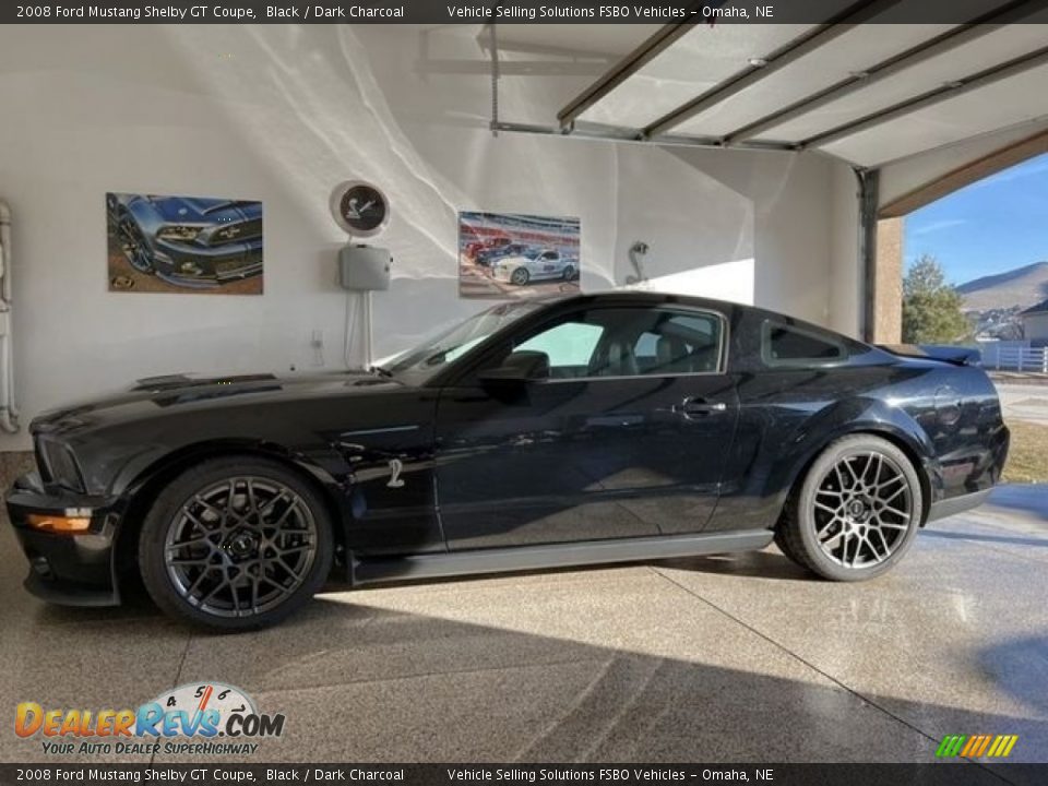 2008 Ford Mustang Shelby GT Coupe Black / Dark Charcoal Photo #8