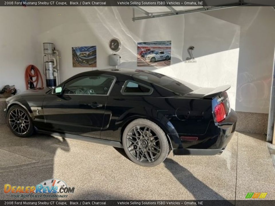 2008 Ford Mustang Shelby GT Coupe Black / Dark Charcoal Photo #9