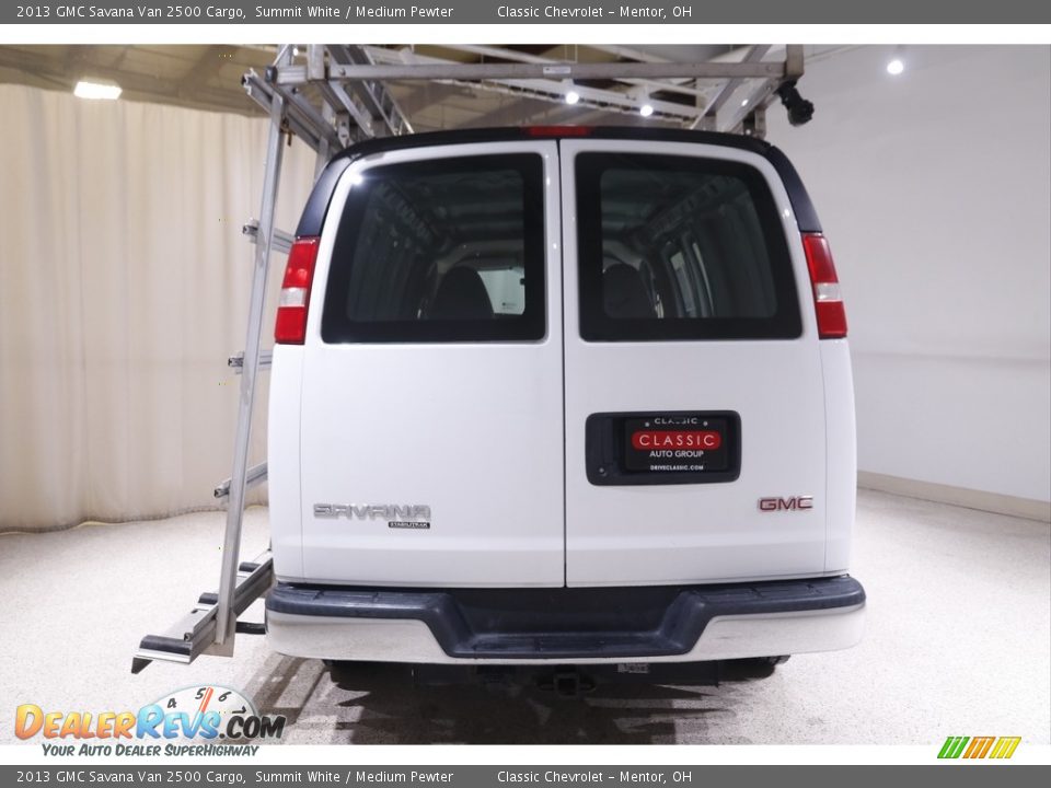 2013 GMC Savana Van 2500 Cargo Summit White / Medium Pewter Photo #14