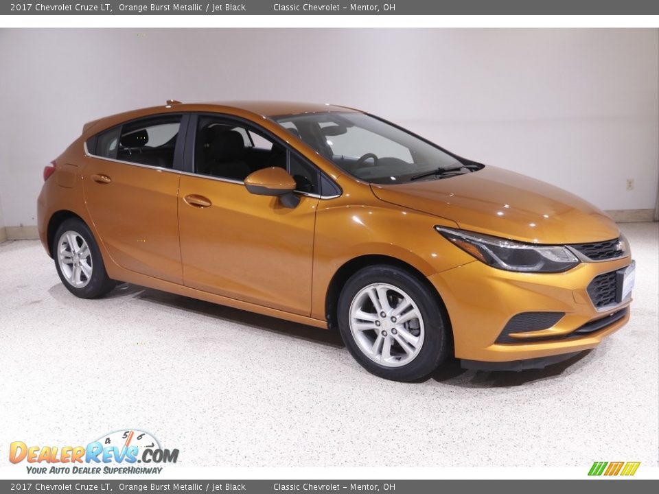 2017 Chevrolet Cruze LT Orange Burst Metallic / Jet Black Photo #1