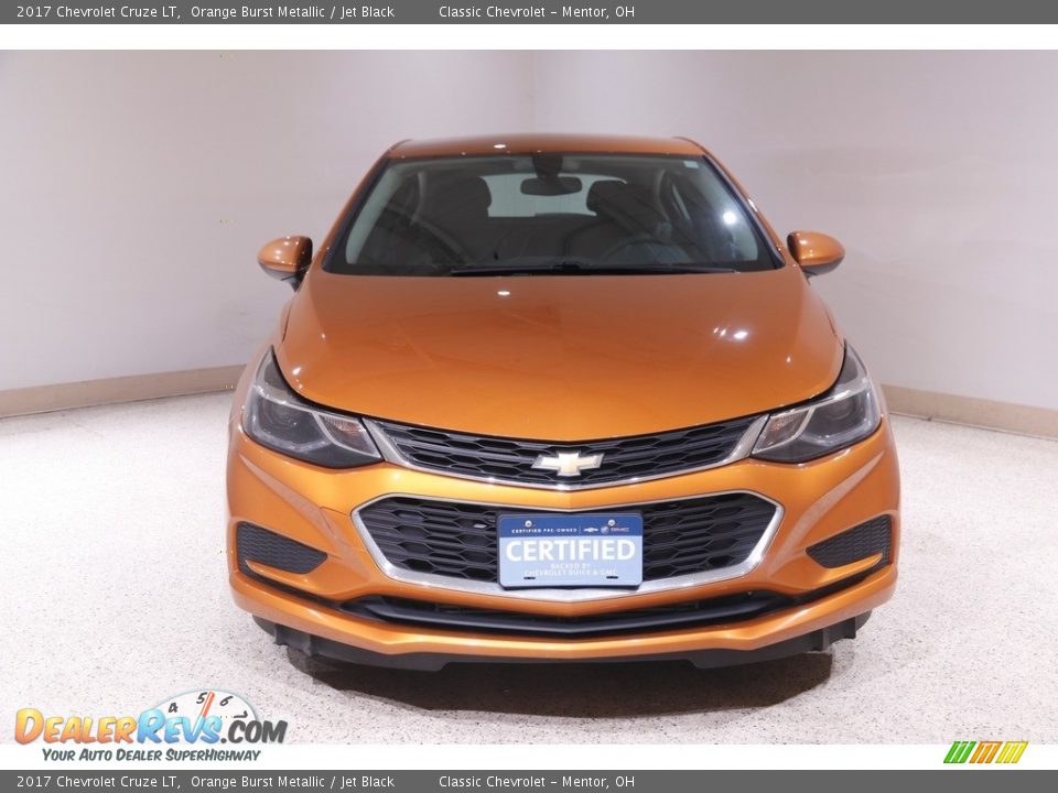 2017 Chevrolet Cruze LT Orange Burst Metallic / Jet Black Photo #2