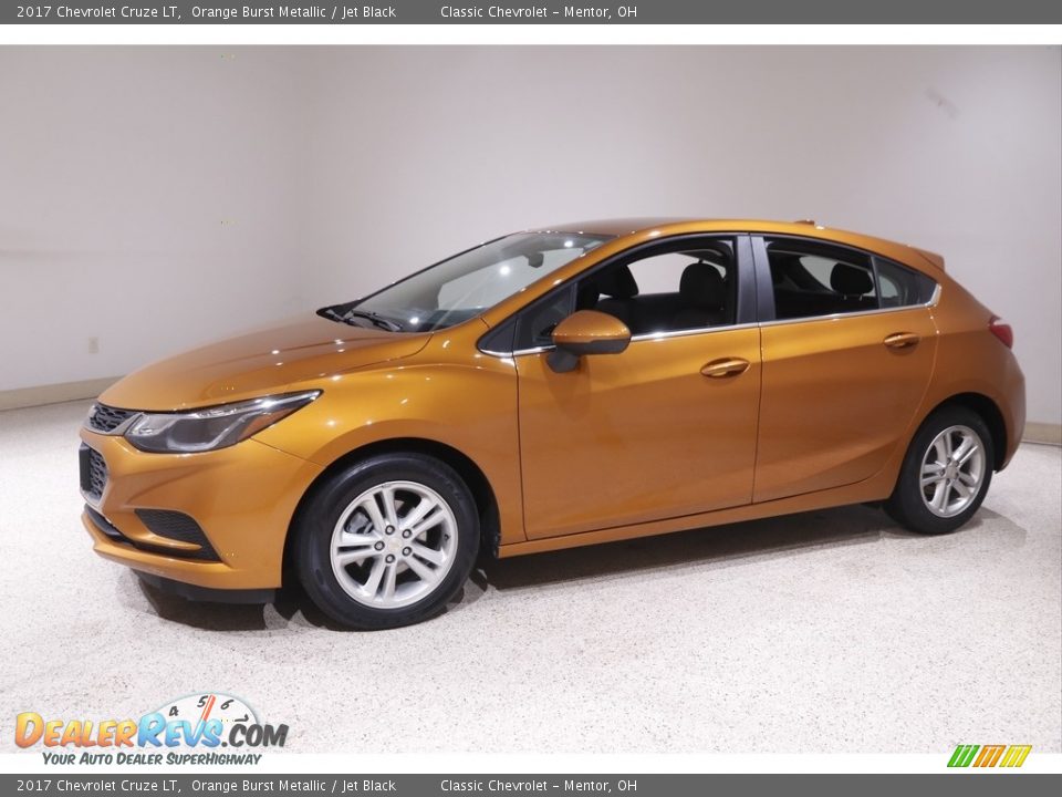 2017 Chevrolet Cruze LT Orange Burst Metallic / Jet Black Photo #3