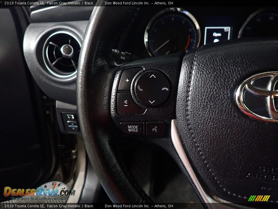 2019 Toyota Corolla SE Falcon Gray metallic / Black Photo #29