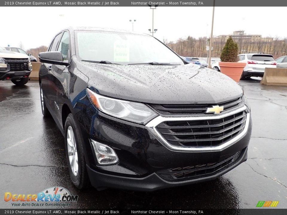 2019 Chevrolet Equinox LT AWD Mosaic Black Metallic / Jet Black Photo #12