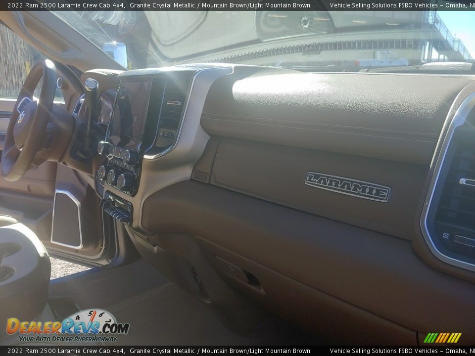 2022 Ram 2500 Laramie Crew Cab 4x4 Granite Crystal Metallic / Mountain Brown/Light Mountain Brown Photo #5