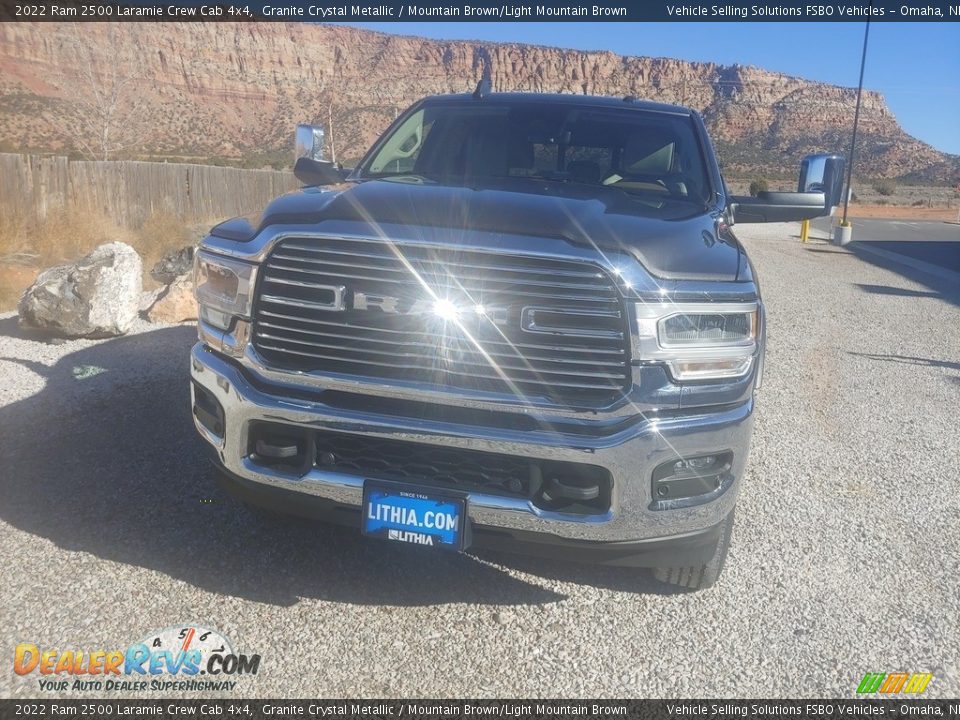 2022 Ram 2500 Laramie Crew Cab 4x4 Granite Crystal Metallic / Mountain Brown/Light Mountain Brown Photo #18