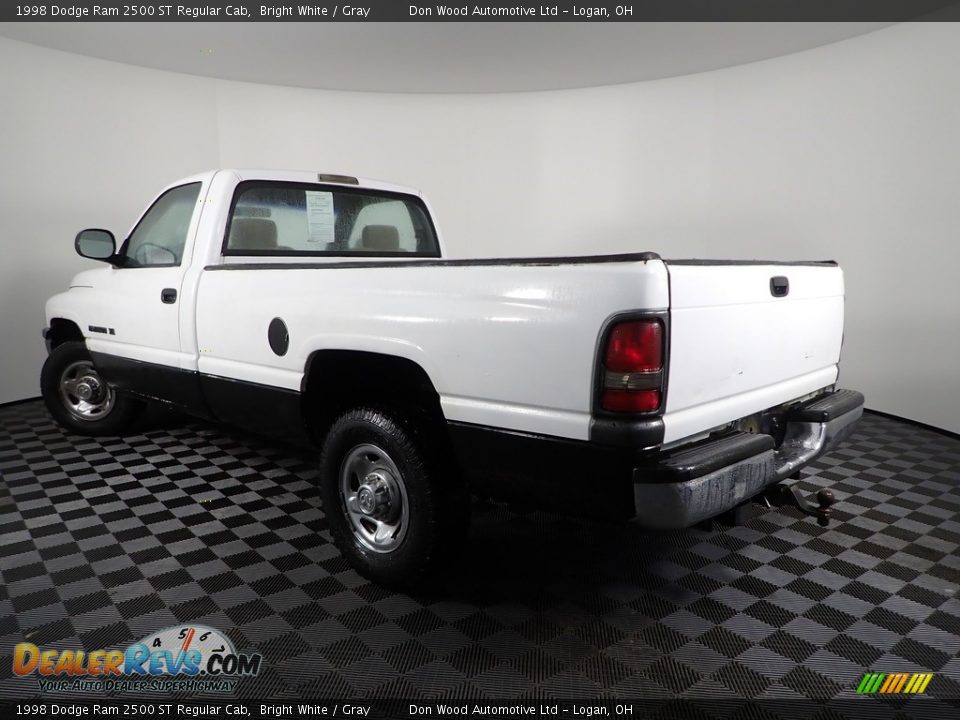 1998 Dodge Ram 2500 ST Regular Cab Bright White / Gray Photo #5