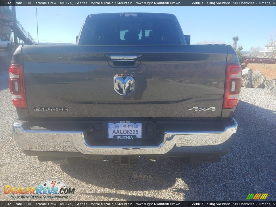 2022 Ram 2500 Laramie Crew Cab 4x4 Granite Crystal Metallic / Mountain Brown/Light Mountain Brown Photo #19