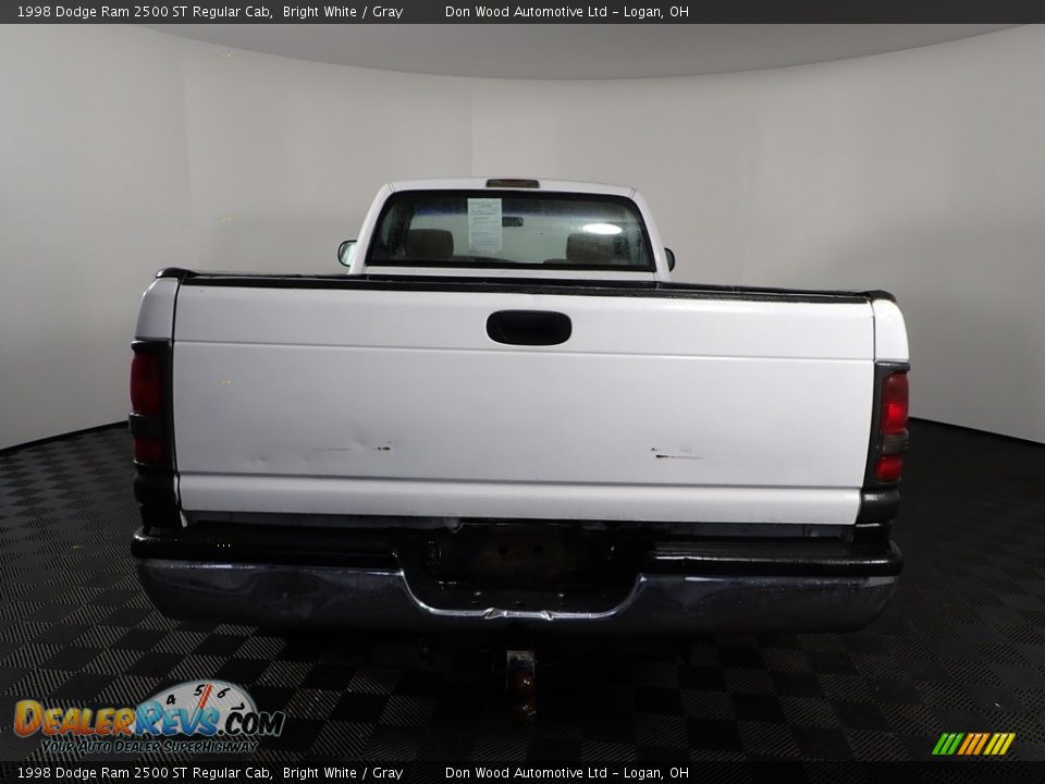 1998 Dodge Ram 2500 ST Regular Cab Bright White / Gray Photo #6