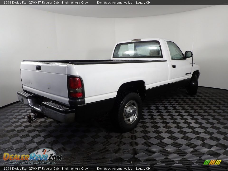 1998 Dodge Ram 2500 ST Regular Cab Bright White / Gray Photo #8