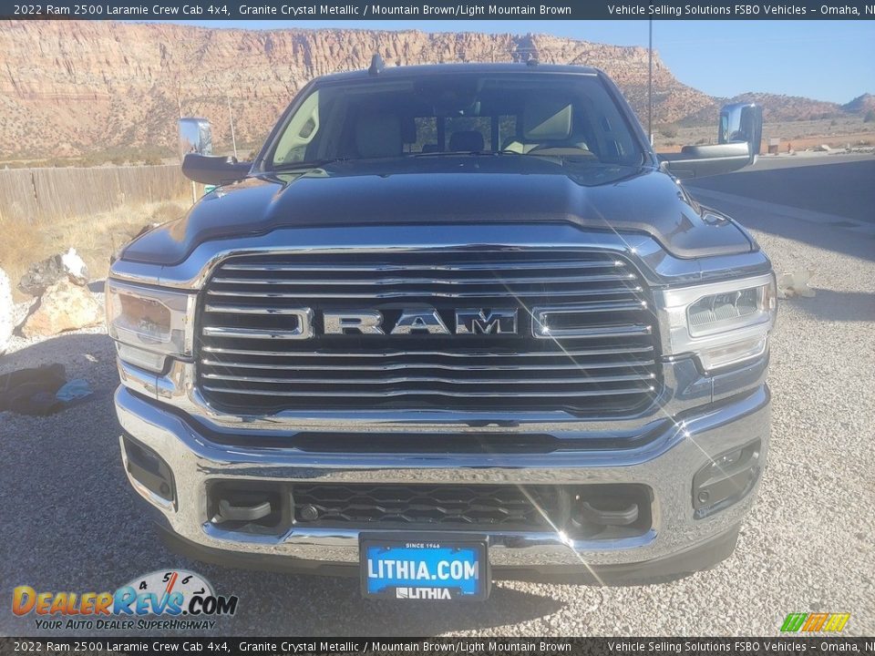 2022 Ram 2500 Laramie Crew Cab 4x4 Granite Crystal Metallic / Mountain Brown/Light Mountain Brown Photo #22