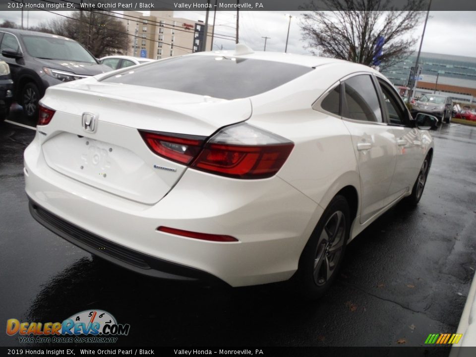 2019 Honda Insight EX White Orchid Pearl / Black Photo #7