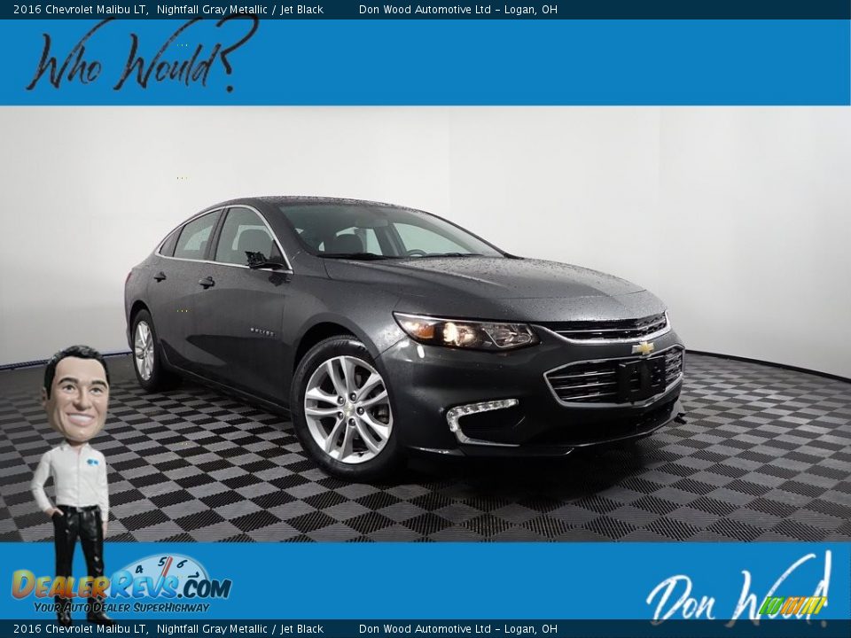 2016 Chevrolet Malibu LT Nightfall Gray Metallic / Jet Black Photo #1