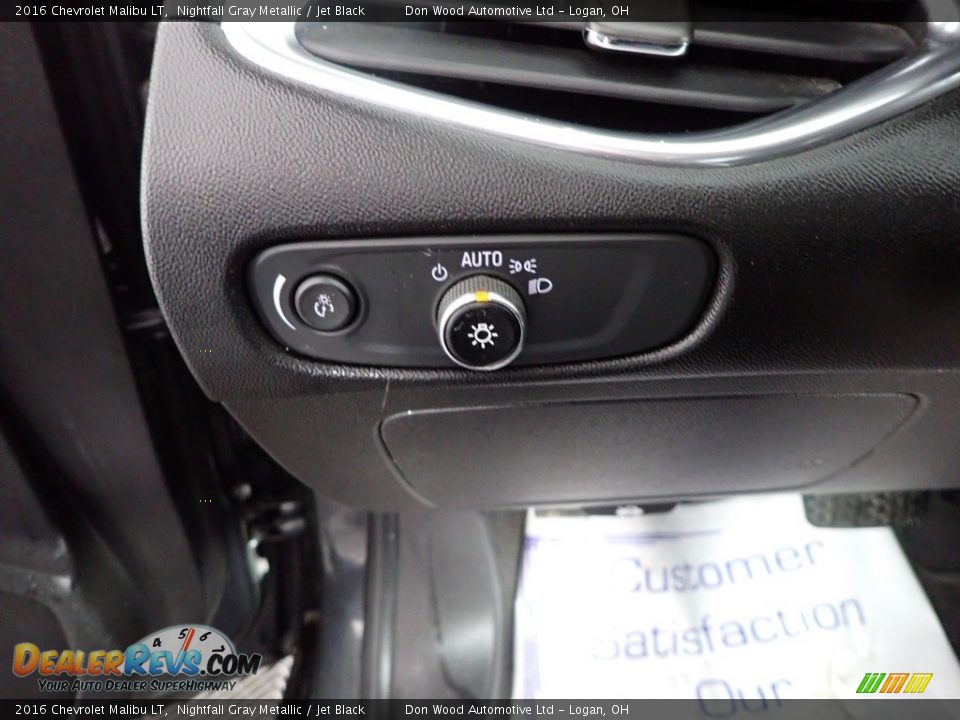 2016 Chevrolet Malibu LT Nightfall Gray Metallic / Jet Black Photo #16