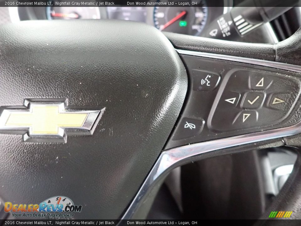2016 Chevrolet Malibu LT Nightfall Gray Metallic / Jet Black Photo #18