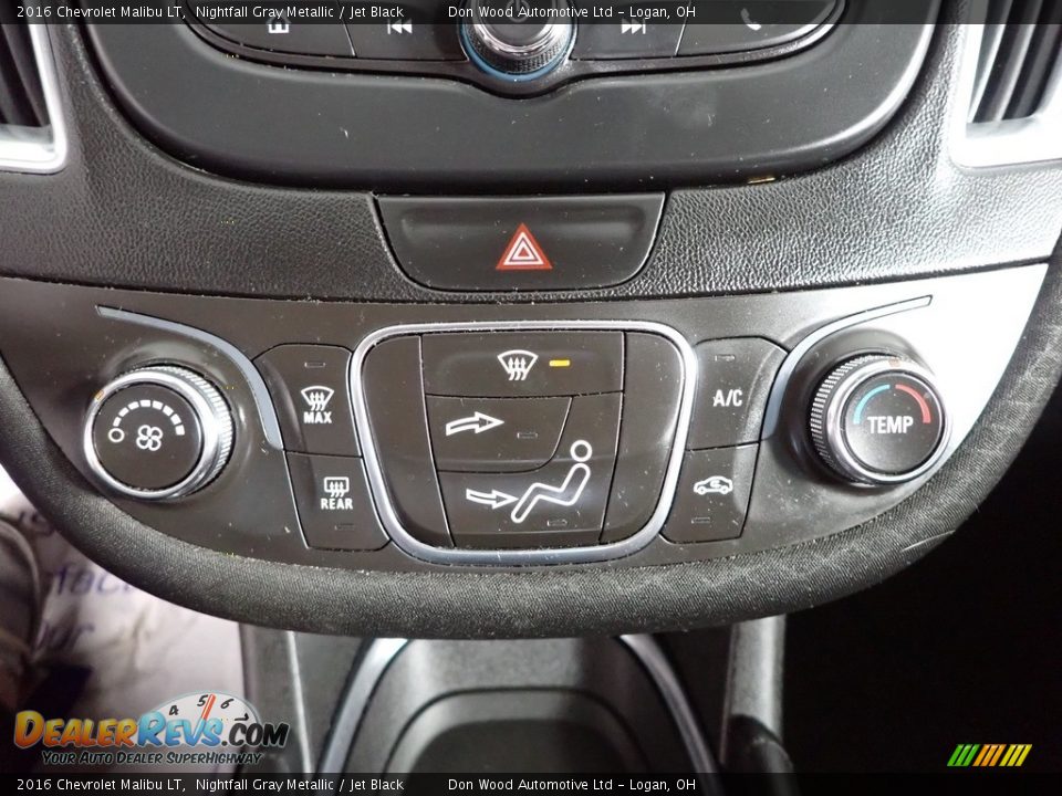 2016 Chevrolet Malibu LT Nightfall Gray Metallic / Jet Black Photo #21