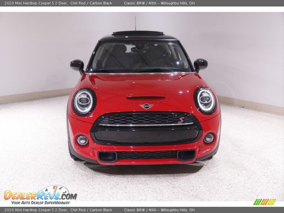 2020 Mini Hardtop Cooper S 2 Door Chili Red / Carbon Black Photo #2