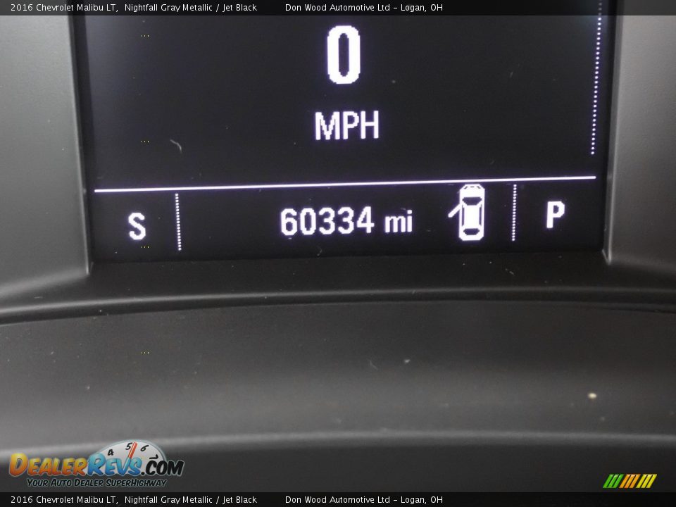 2016 Chevrolet Malibu LT Nightfall Gray Metallic / Jet Black Photo #32