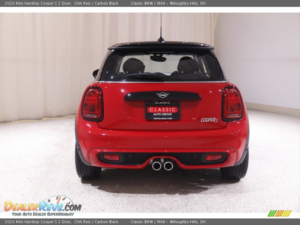 2020 Mini Hardtop Cooper S 2 Door Chili Red / Carbon Black Photo #16